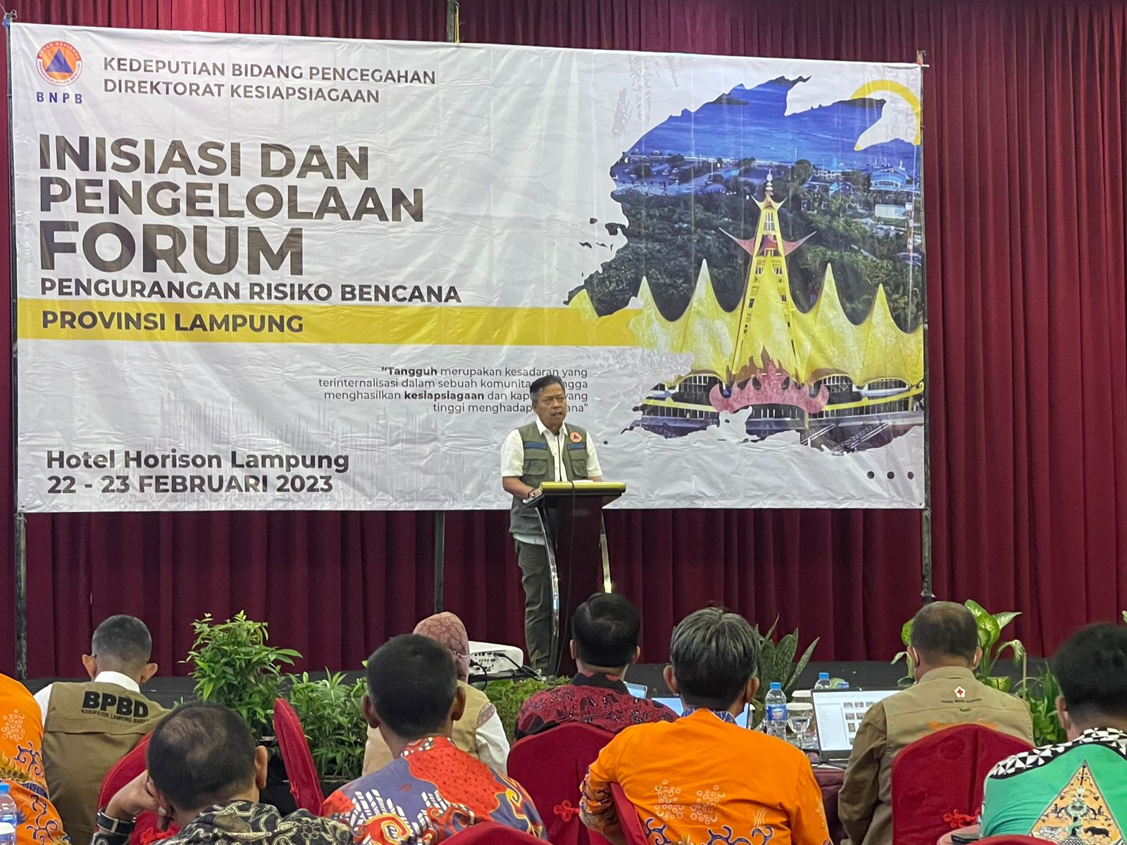 BNPB Inisiasi Pembentukan Forum PRB Provinsi Lampung